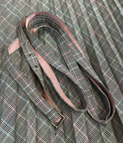 美品 BURBERRY BLUE LABEL チェック柄 キャミソール ワンピース レディース SIZE 38 バーバリーブルーレーベル