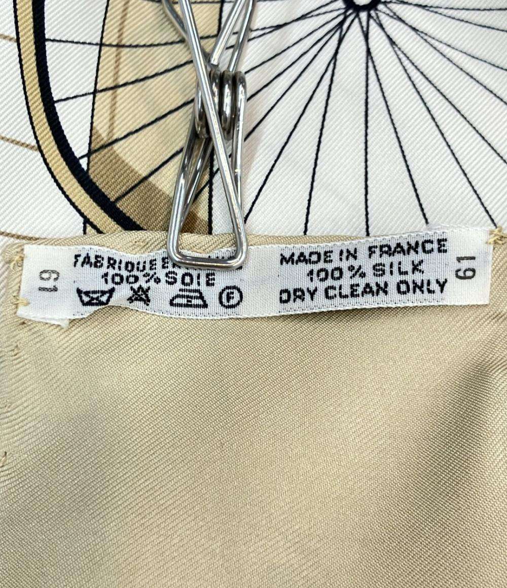 HERMES スカーフ シルク100% カレ90 LES BECANES レディース エルメス