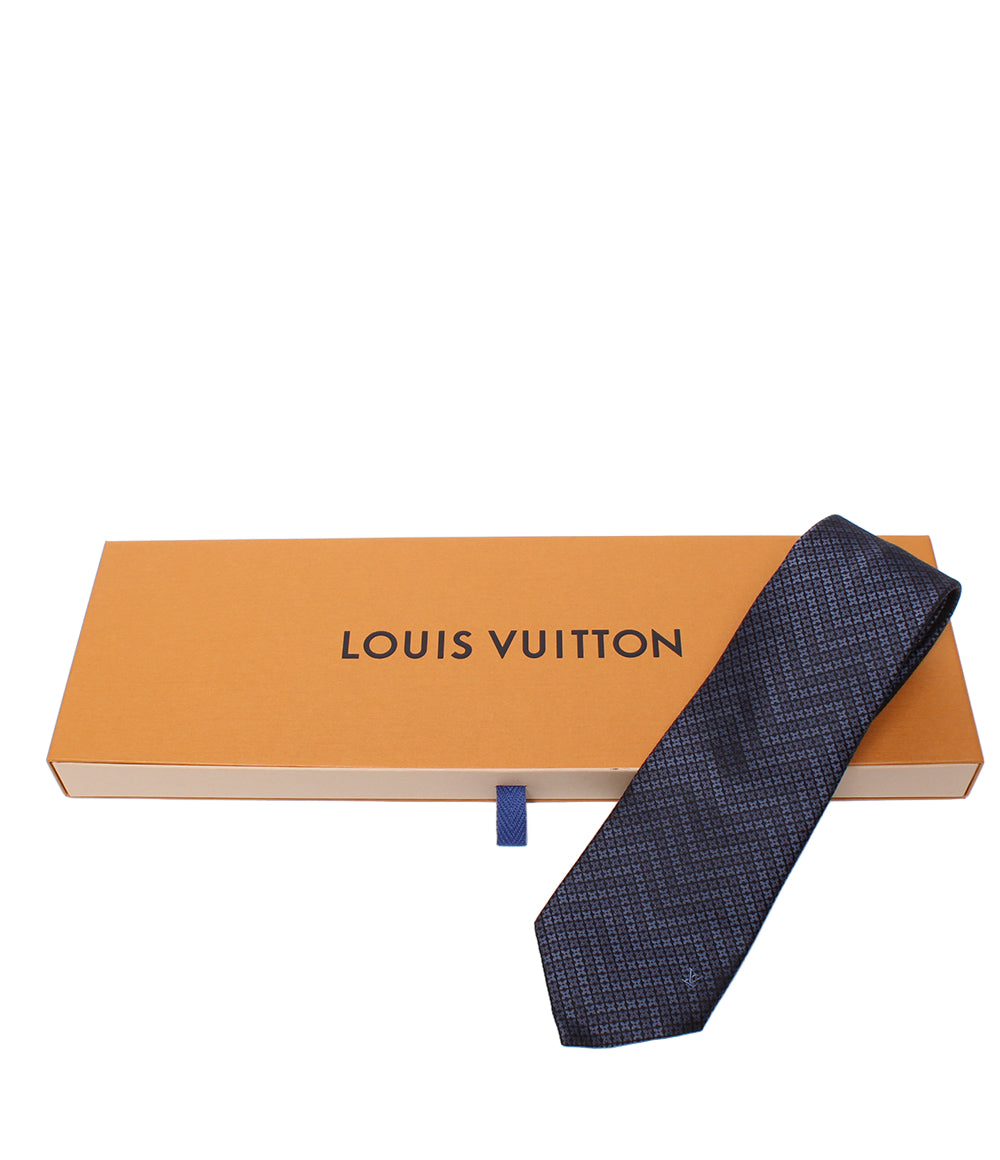 美品 LOUIS VUITTON ネクタイ シルク100％ M96929 メンズ ルイ・ヴィトン