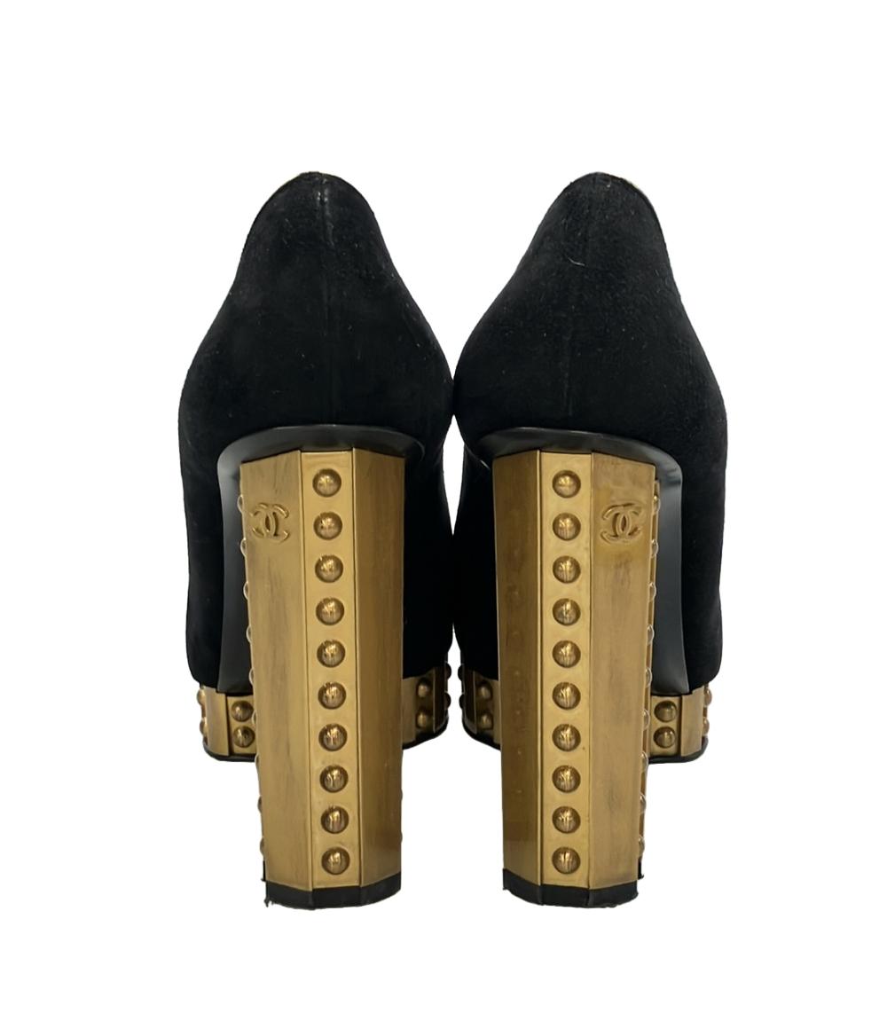 CHANEL パンプス ハイヒール ココマーク スエード G28782 レディース SIZE 34 (22cm) シャネル
