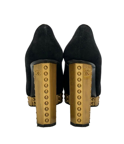 CHANEL パンプス ハイヒール ココマーク スエード G28782 レディース SIZE 34 (22cm) シャネル