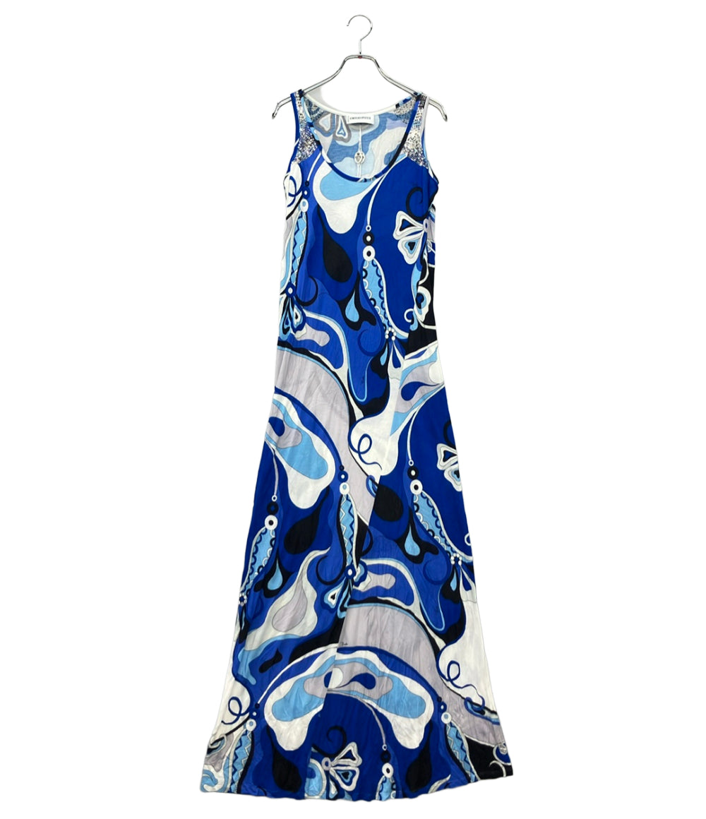 訳あり Emilio Pucci 総柄ロングワンピース 11RL20-11727 レディース SIZE 38 (S) エミリオ・プッチ