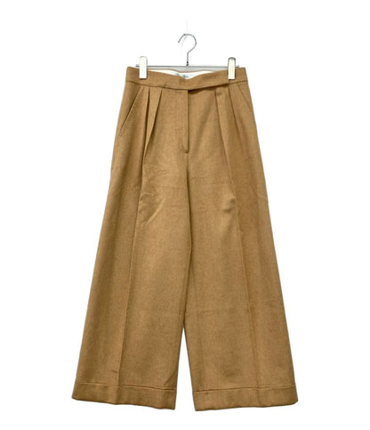MAX MARA ウールワイドタックパンツ レディース SIZE 38 (M) マックスマーラ