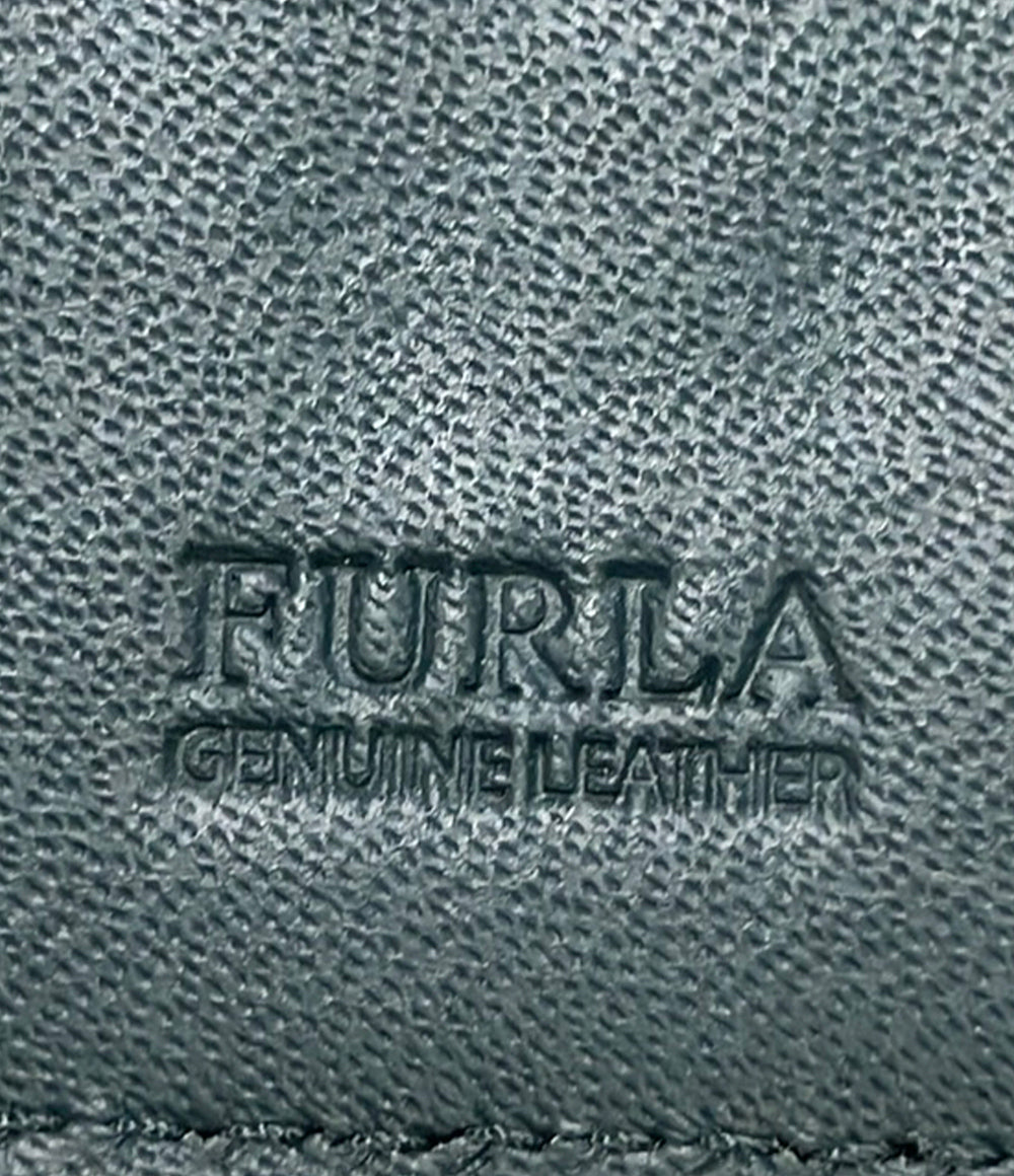 FURLA 4連キーケース ラウンドファスナー クロコ型押し レディース フルラ