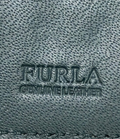 FURLA 4連キーケース ラウンドファスナー クロコ型押し レディース フルラ