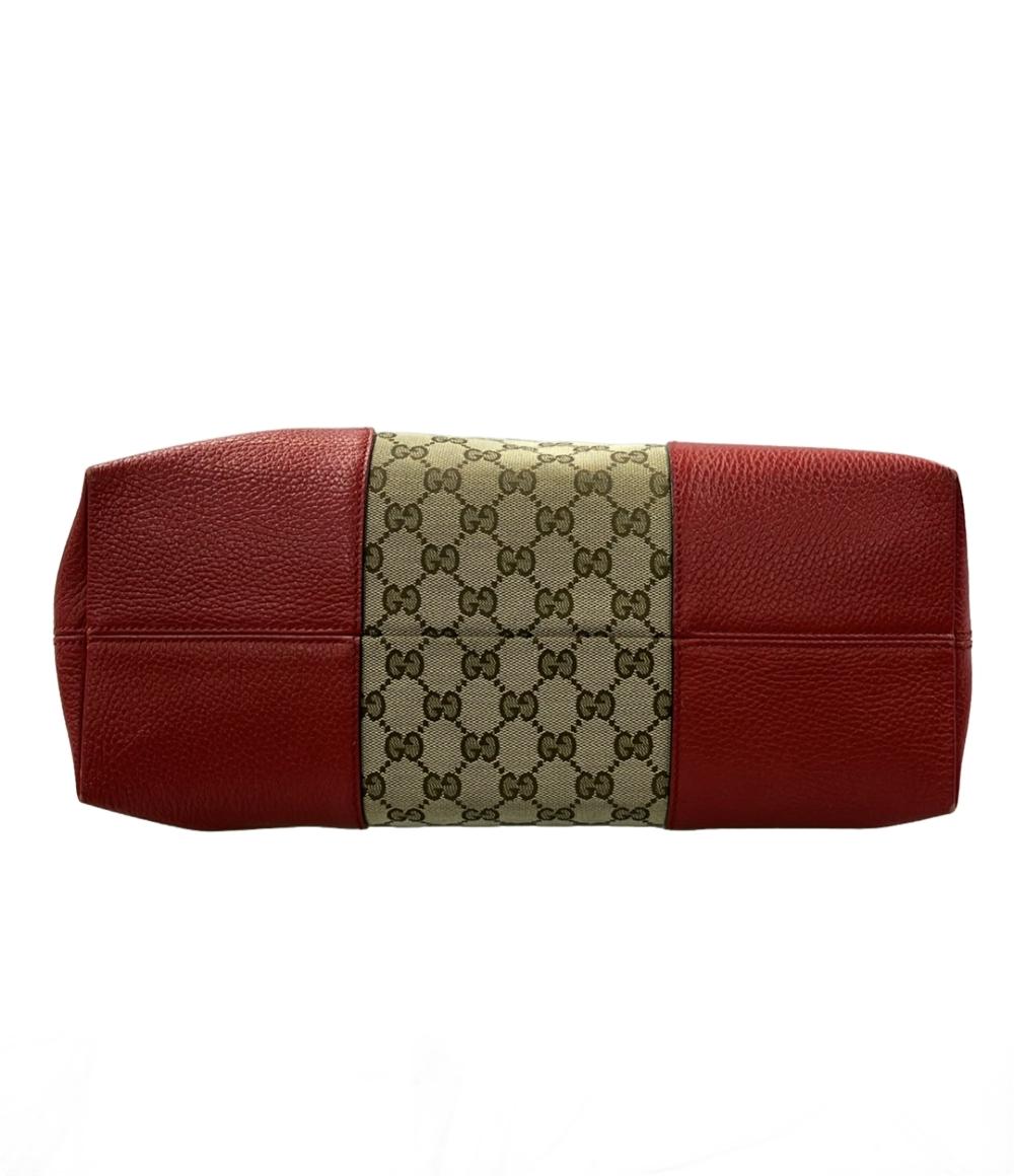 GUCCI グッチ GGキャンバス トート　赤 訳あり GUCCI トートバッグ GGキャンバス 449243 524947 レディース