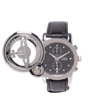 Vivienne Westwood 腕時計 CAGE ケージ クオーツ ブラック VW-2063 メンズ レディース ヴィヴィアンウエストウッド