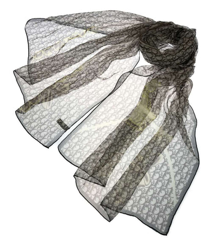 クリスチャンディオール シフォンスカーフ シルク100％ 長方形 ベルト 