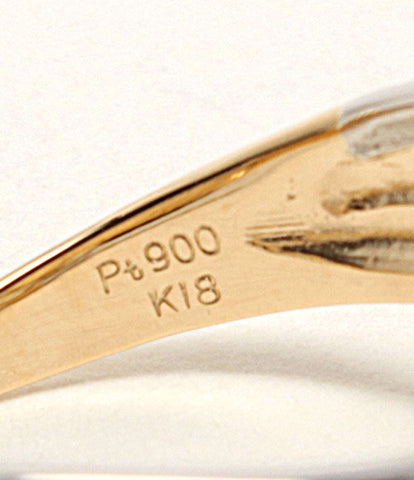 美品 リング 指輪 K18 Pt900 D0.05      レディース SIZE 13号 (リング)