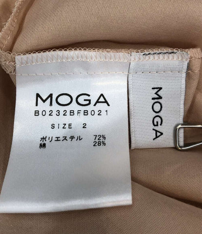 モガ  長袖シャツ シアーサテンミドルシャツ     B0232BFB021 レディース SIZE 2 (M) MOGA