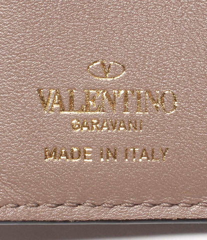 バレンチノ  三つ折りコンパクト財布 スタッズ      レディース  (3つ折り財布) VALENTINO