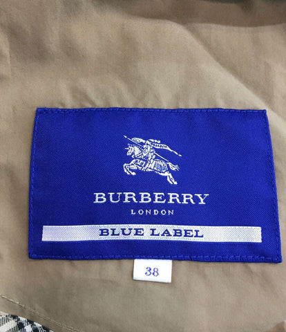 バーバリーブルーレーベル  薄手フレアコート     E1A68-377-40 レディース SIZE 38 (S) BURBERRY BLUE LABEL