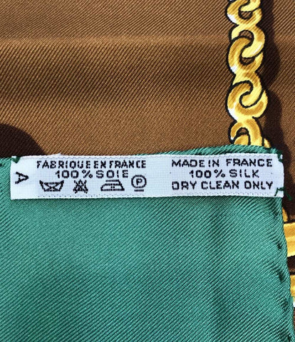 エルメス 美品 スカーフ カレ90 シルク100％ 轡の気品  LE MORS A LA CONETABLE    レディース  (複数サイズ) HERMES