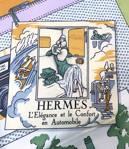 エルメス 美品 スカーフ カレ70 シルク100％ 自動車の快適  Confort en Automobile    レディース SIZE   (複数サイズ) HERMES