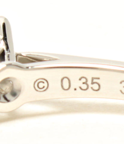 カルティエ 美品 リング 指輪 Pt950 D0.35ct  ソリテール    レディース SIZE 5号 (リング) Cartier
