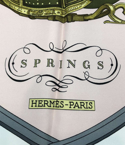 エルメス  スカーフ カレ90 シルク100％ スプリングス      レディース  (複数サイズ) HERMES