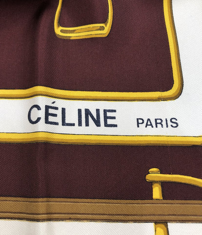 セリーヌ  スカーフ シルク100％ ホースビット柄      レディース  (複数サイズ) CELINE