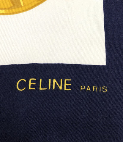 セリーヌ  スカーフ シルク100％ ゴールドチェーン柄      レディース  (複数サイズ) CELINE