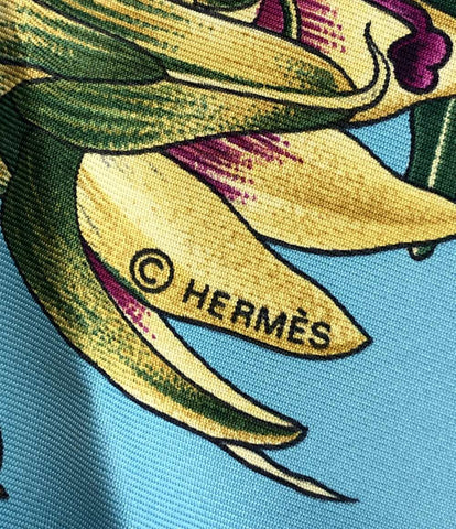エルメス 美品 スカーフ カレ90 シルク100% パッションフラワー  PASSIFLORES    レディース  (複数サイズ) HERMES