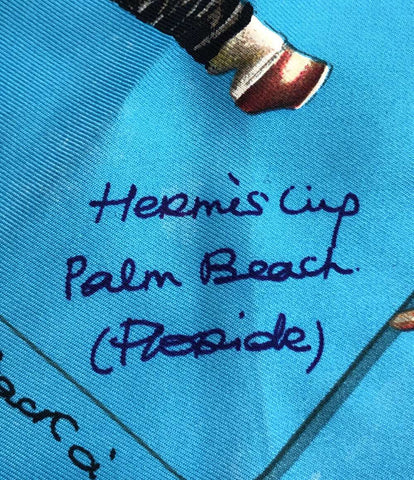 エルメス  スカーフ カレ90 シルク100% エルメスカップパームビーチ  Hermes Cup Palm Beach    レディース  (複数サイズ) HERMES