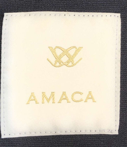 アマカ  ノーカラージャケット      レディース SIZE 38 (S) AMACA