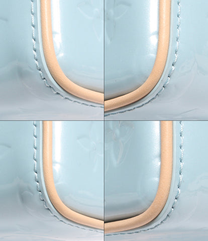 ルイヴィトン 美品 2wayショルダーバッグ スカイブルー ナノ スーピーディ モノグラム ヴェルニ   M83000 レディース   Louis Vuitton