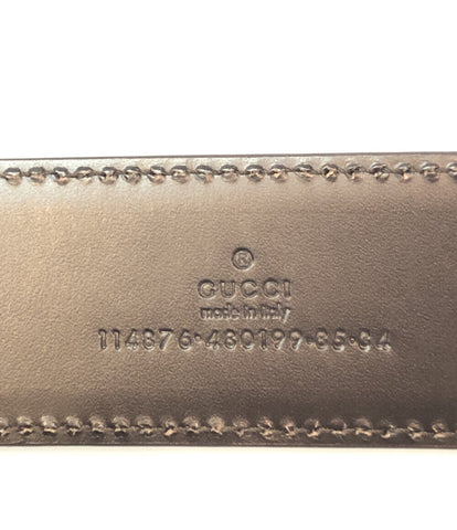 グッチ  ベルト グッチシマ インターロッキング Gバックル ゴールド金具  シマ    メンズ SIZE 85・34 (複数サイズ) GUCCI