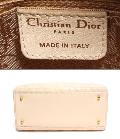 クリスチャンディオール  レザーハンドバッグ レディディオール ミディアム カナージュ ラムスキン   CAL44550 レディース   Christian Dior