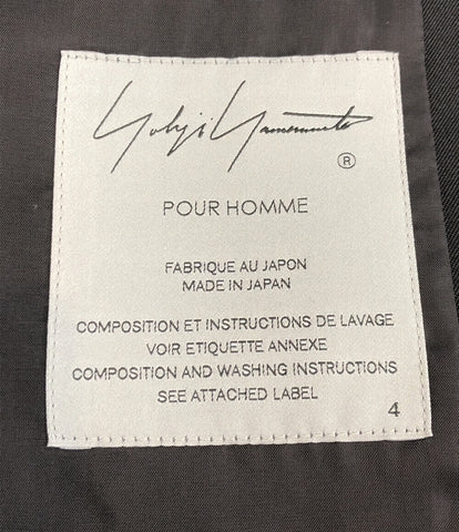 ヨウジヤマモトプールオム 美品 右脇ファスナーあきジャケット      メンズ SIZE 4 (L) Yohji Yamamoto POUR HOMME