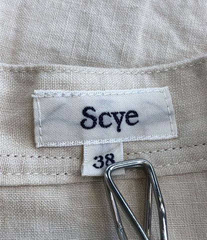 サイ  Linen Tucked Puff Sleeve Shirt     1219-31471 レディース SIZE 38 (S) Scye