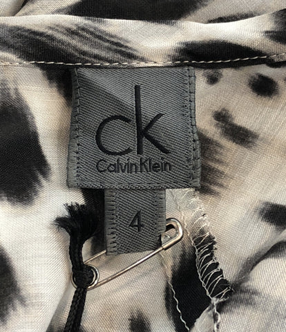 カルバンクライン 美品 レオパード柄ワンピース      レディース SIZE ４ (XL以上) Calvin Klein