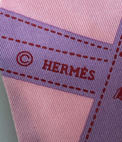 エルメス  ツイリースカーフ シルク100% ボルデュック      レディース  (複数サイズ) HERMES