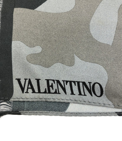 バレンチノ  スカーフ シルク100％ 迷彩柄      レディース  (複数サイズ) VALENTINO