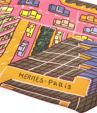 エルメス 美品 ツイリースカーフ シルク100％ パンタンシティ  Pantin City    レディース  (複数サイズ) HERMES