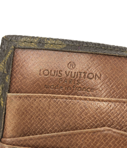 ルイヴィトン  二つ折り財布 Wホック ポルトモネビエカルトクレディ モノグラム   M61660 レディース  (2つ折り財布) Louis Vuitton