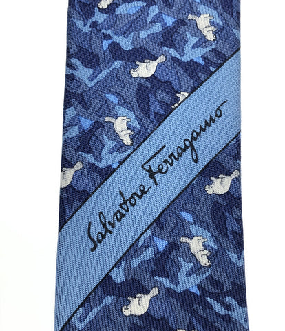 サルバトーレフェラガモ 美品 ネクタイ シルク100％      メンズ  (複数サイズ) Salvatore Ferragamo