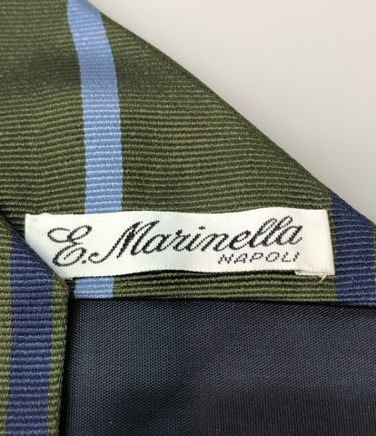 ネクタイ シルク100% ストライプ柄      メンズ  (複数サイズ) E.Marinella