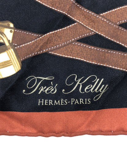 エルメス  スカーフ カレ65 シルク100％ ツイリー  TRES Kelly    レディース  (複数サイズ) HERMES