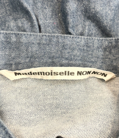マドモアゼルノンノン  デニムシャツ チュニック      レディース  (複数サイズ) Mademoiselle NON NON