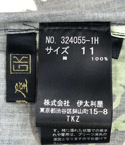 半袖シャツ 花柄      レディース SIZE 11 (M) 伊太利屋