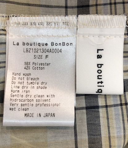 美品 チェックパワショルシャツ      レディース SIZE F (M) La boutique BonBon