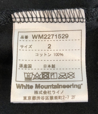 ホワイトマウンテニアリング  半袖Tシャツ ロゴプリントポケット     WM2271529 メンズ SIZE 2 (M) White Mountaineering