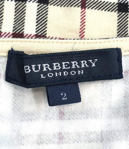 バーバリーロンドン 美品 VネックTシャツ チェック柄      レディース SIZE 2 (M) BURBERRY LONDON