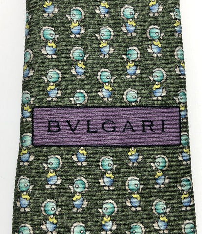 ブルガリ 美品 ネクタイ シルク100％ 総柄      メンズ  (複数サイズ) Bvlgari