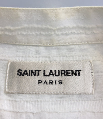 サンローランパリ  バンドカラーフリンジシャツ 長袖シャツ      レディース SIZE 38 (S) SAINT LAURENT PARIS