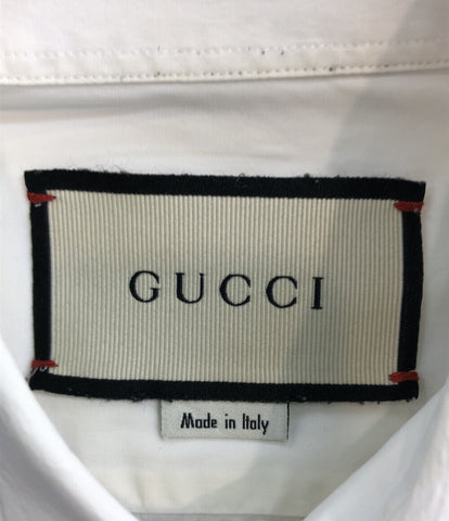 グッチ  長袖シャツ スネーク刺繍襟     433550 Z309E メンズ SIZE 37 (S) GUCCI