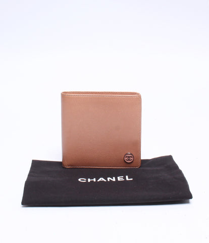 シャネル  二つ折り財布 シルバー金具  ココボタン    レディース  (2つ折り財布) CHANEL