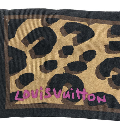 ルイヴィトン  バンドー スカーフ リボン レオパード柄     M72394 レディース  (複数サイズ) Louis Vuitton