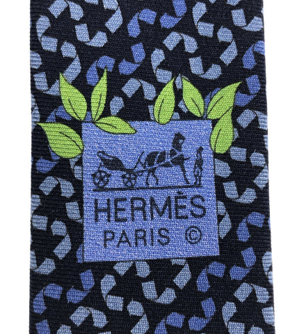 エルメス 美品 ネクタイ シルク100％ 総柄      メンズ  (複数サイズ) HERMES