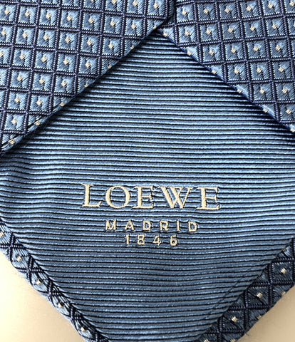 ロエベ  ネクタイ シルク100% ブロック柄      メンズ  (複数サイズ) LOEWE